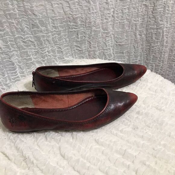 Frye Regina Leather Ballet Shoes Size 7M - Picture 5 of 9